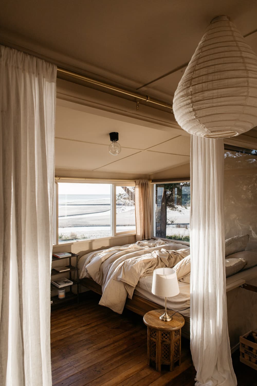 Entrance to master bedroom with beach view